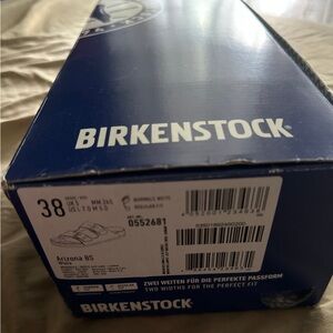 White,  leather Birkenstock - Arizona New with box